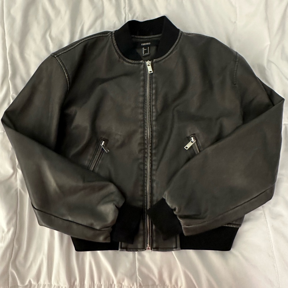 Leather jacket